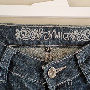 YMI Denim Jeans with Embroidered Detail